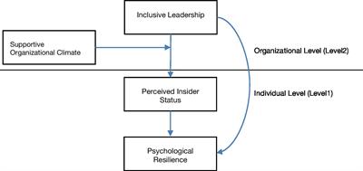 Does inclusive leadership foster employee psychological resilience? The role of perceived insider status and supportive organizational climate